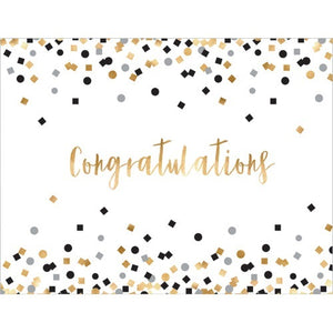 Confetti Print Congratulations Keepsake Book 20 Pages