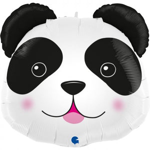 Panda Head SuperShape Foil Balloon UNINFLATED