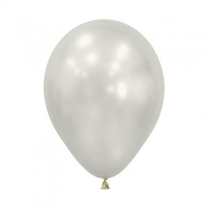 Silk Oyster White 30cm Sempertex Latex Balloon UNINFLATED