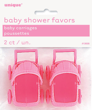 Baby Carriages Pink Party Favors