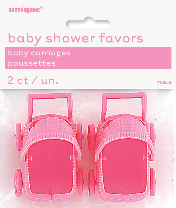 Baby Carriages Pink Party Favors