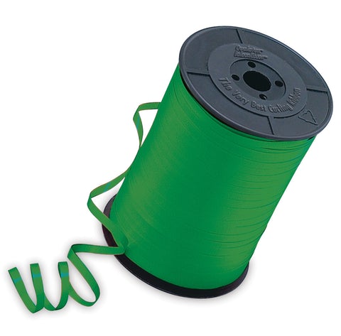 Emerald Green Curling Balloon Ribbon