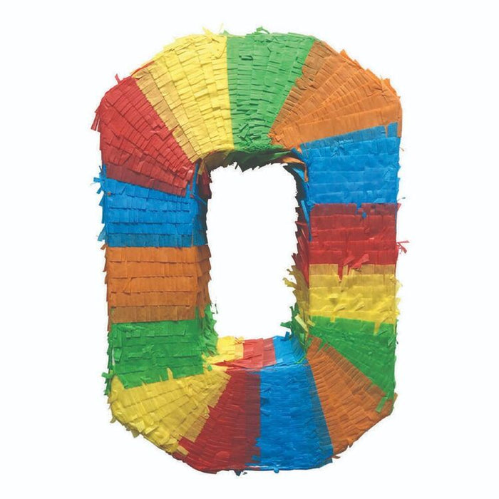 Number 0 Pinata Multicoloured