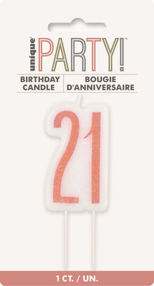Unique Big No.21 & 10 Colorful Birthday Cake Candles for Birthday /Anniversary/Cake Toppers/Cake