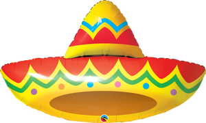 Sombrero SuperShape Foil Balloon UNINFLATED