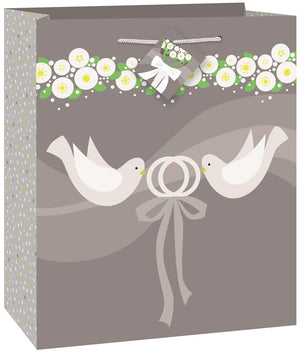 Wedding Silver Gift Bag